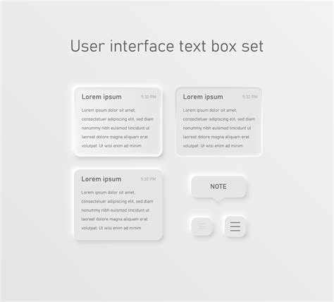 Rounded White Text Boxes 1225408 Vector Art At Vecteezy