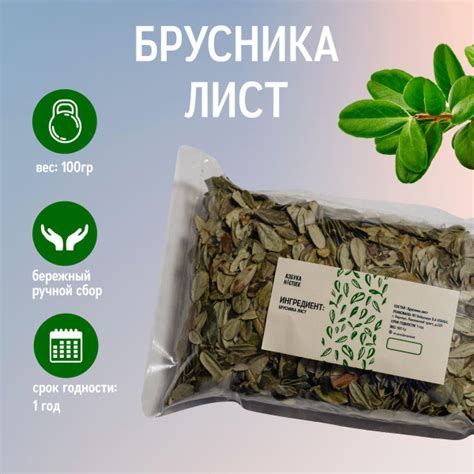 Брусника лист сушеный для чая или настоек 100 гр. - купить с доставкой ...