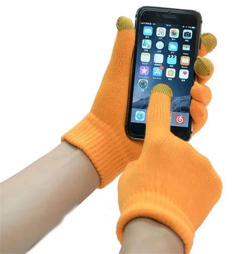 Custom Logo Touchscreen Capacitive Gloves Winter E Touch Screen Glove