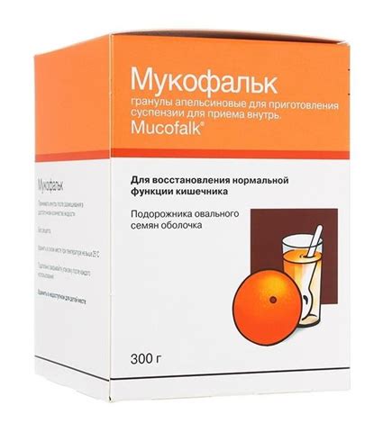 Мукофальк гранулы для приготовления суспензии 300 г банка цена 1698 руб ...