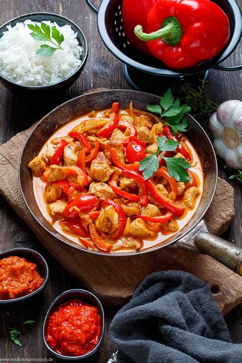 Paprika Putengeschnetzeltes Aus Der Pfanne Rezept Putengeschnetzeltes