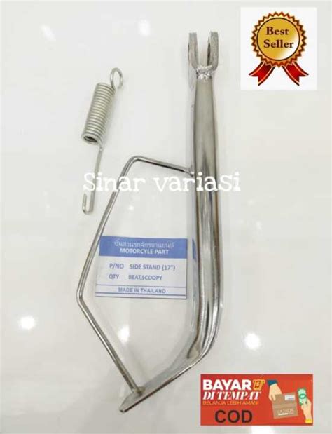 Standar Samping Honda Chrome Ring 17 Asli Thailand Lazada Indonesia