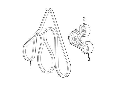 Ford Expedition Serpentine Belt V Belt Yl7z8620aa Lakeland Ford Online Parts Lakeland Fl