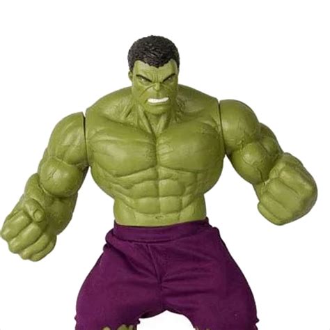 Boneco Colecion Vel Hulk Verde Revolution Gigante Cm Articulado De