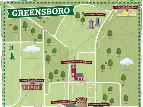 Greensboro Historic Downtown by Nikola Ovsek on Dribbble