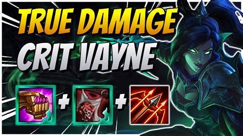 Vayne Carry W TRUE DAMAGE CRITS TFT Guide Teamfight Tactics Set