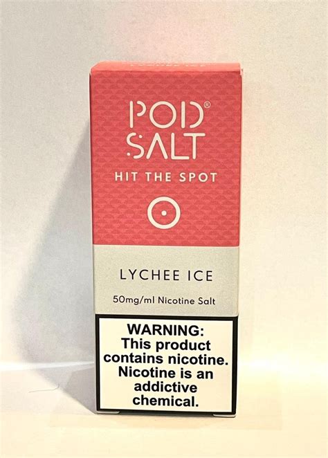 Pod Salt Lychee Ice Ml Vape Cave