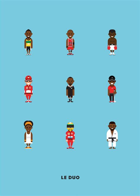Le duo poster - sportifs