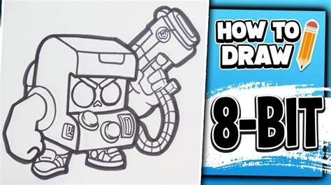 How To Draw 8 Bit Brawl Stars Lextonart Youtube