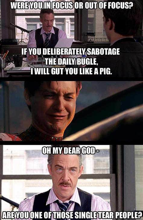 Spider Man 10 Funniest J Jonah Jameson Memes That Make Us Cry Laugh