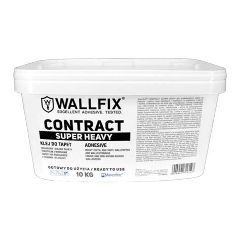 Kleje Do Tapet Wallfix Contract Super Heavy Kg Gotowy Klej Do Tapet