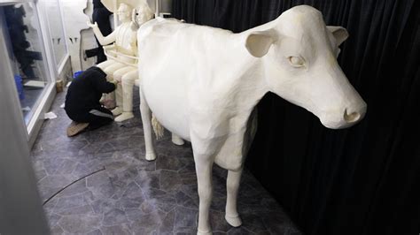 See The Iowa State Fair Butter Cow And Her Companions