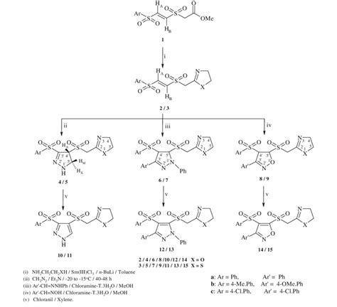 Scheme 1 Synthesis Of Pyrazolyl Oxazolines Thiazolines And