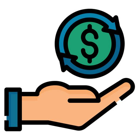 refund generic outline color icon