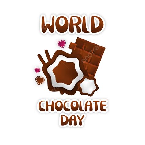 World Chocolate Day Vector Design Images World Chocolate Day Beautiful Design Chocolate Bar