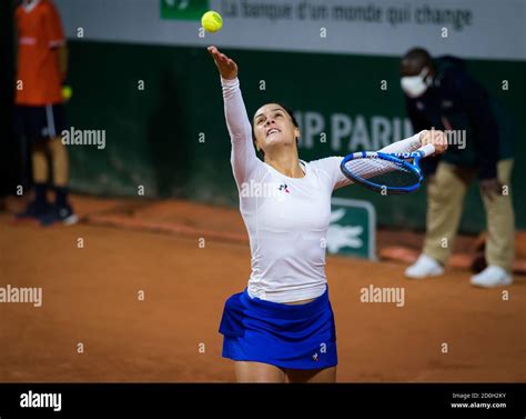 Martina Trevisan Of Italy In Action Against Maria Sakkari Of Greece