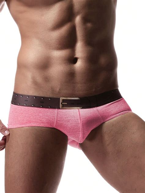 Men Graphic Print Brief Shein Usa