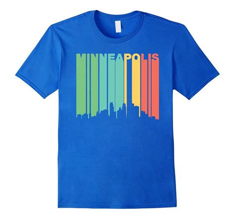 Retro 1970’s Minneapolis Minnesota Downtown Skyline T-Shirt-Art ...