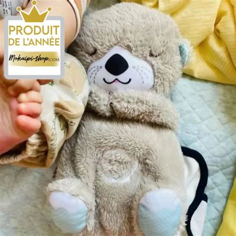 Louloutre Peluche Loutre Qui Respire Pour Nuits Paisibles Doudou