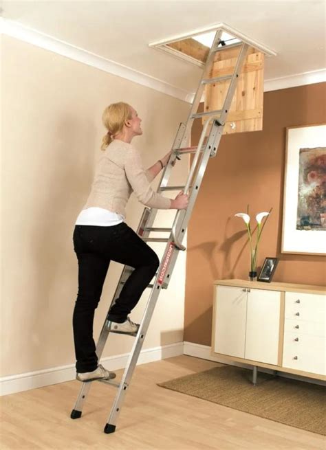 3 Section Aluminium Loft Ladder The Loft Ladder Man