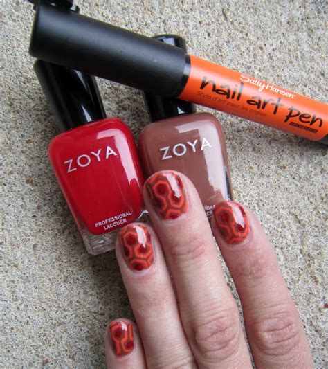 Concrete and Nail Polish: The Shining Nail Art!