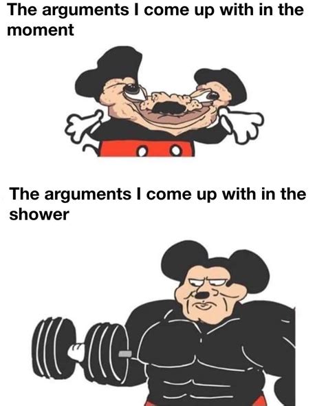 I made this meme in the shower | Buff Mokey Mouse | Know Your Meme