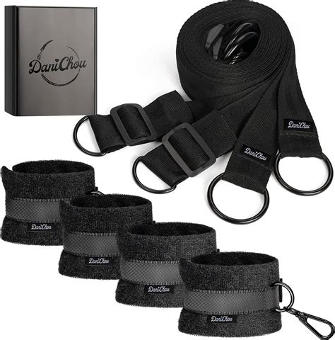 DaniChou Bettfesseln FlexBind Sex Set Fixierung am Möbelfuß Sex Toys Fesseln für Frau