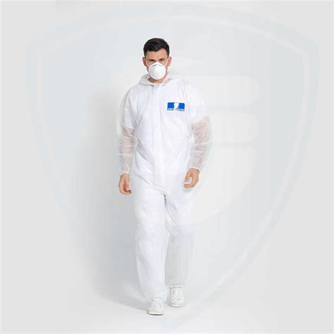 Factory Direct Sale Hooded Safety Coverall Disposable Polypropylene