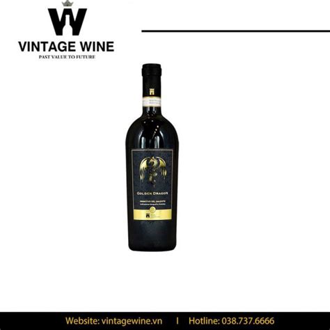 Rượu vang Ý Golden Dragon Primitivo Del Salento Vintage Wine