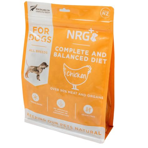 Freeze-dried Dog Food - NRG Plus - 100% Natural