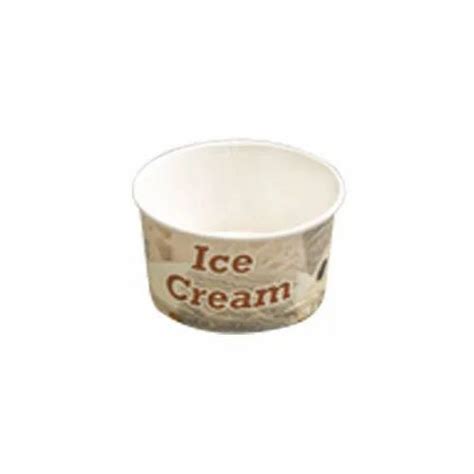 Printed Ml Disposable Paper Ice Cream Cup For Event And Party