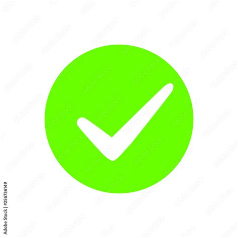 Check mark icon. Tick symbol, tick icon vector illustration. Stock ...