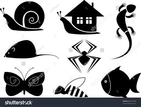 Animal Symbols Stock Vector Illustration 60276505 : Shutterstock