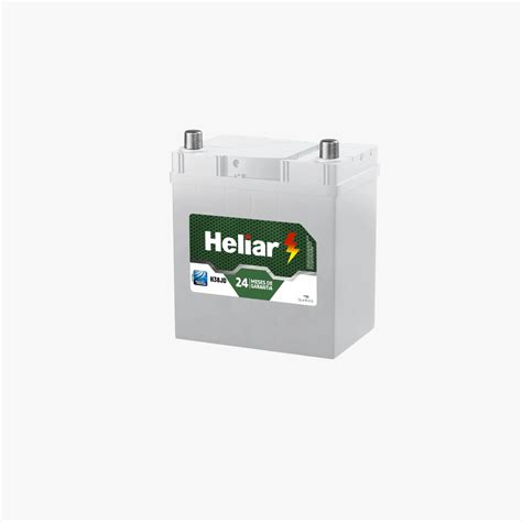 Bateria Heliar 38Ah H38JD Original De Montadora Honda Fit Loja GRU