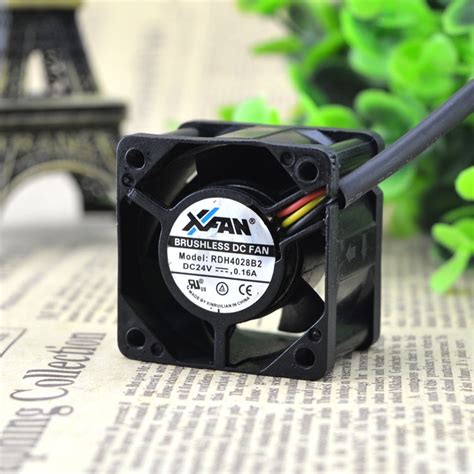 พัดลมระบายความร้อน RDH4028B2 4028 4 ซม. 24V 0.16A 3 สาย | Shopee Thailand