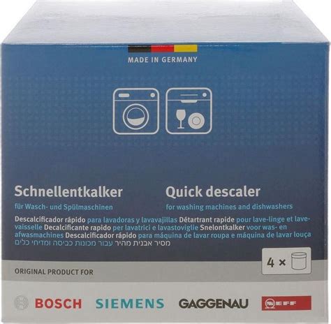 Bosch Siemens Wasmachine Vaatwasser Ontkalker Stuks Gram Bol