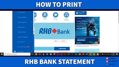 Surat Mohon Penyata Bank Cara Dapatkan Penyata Akaun Bank Statement