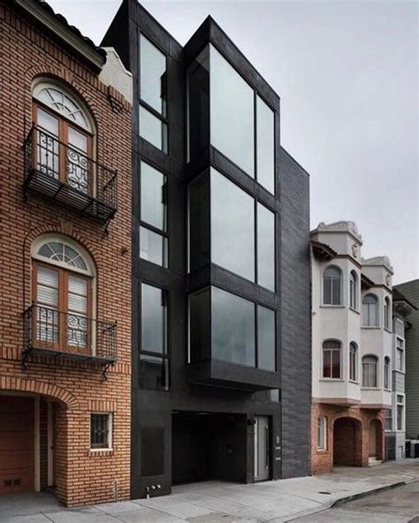 Black House In 2020 Townhouse Exterior Architecture Townhouse