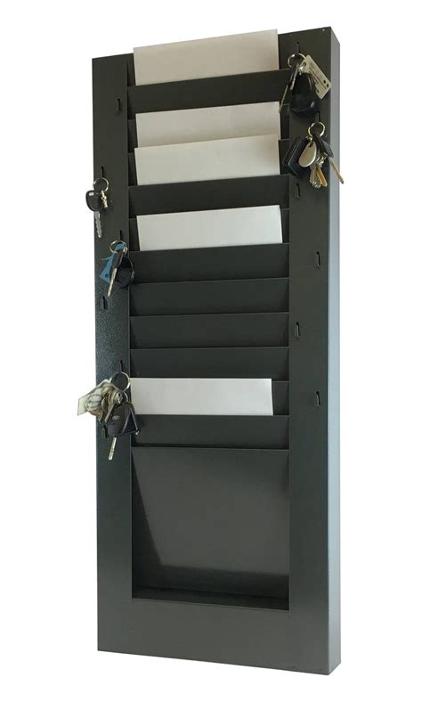 Work Order Holder Rack With Key Hooks 12 Slots Nap