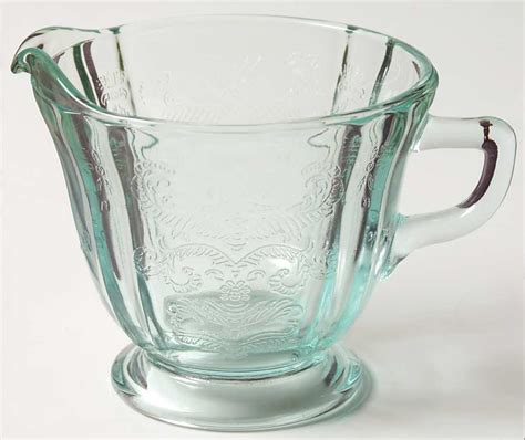 Recollection Green Teal Creamer By Indiana Glass Replacements Ltd