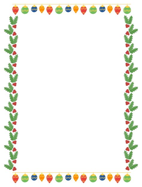 Christmas Borders For Flyers 15 Free Pdf Printables Printablee