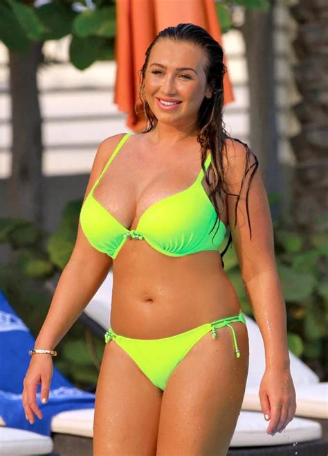 Lauren Goodger Is Neon Bright In Bikini Mirror Online