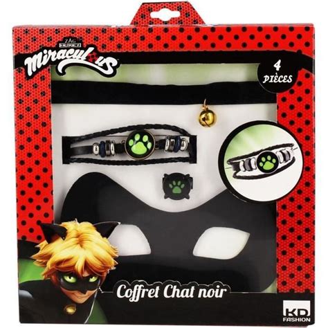 MIRACULOUS Coffret Masque Et Bijoux Chat Noir LesTendances Fr