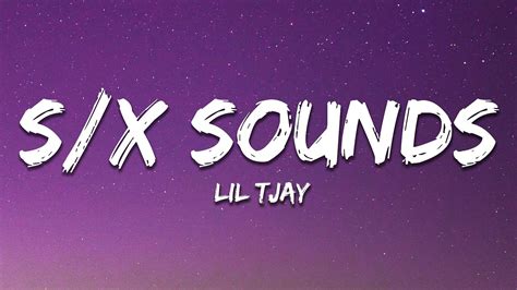 Lil Tjay Sex Sounds Lyrics Youtube