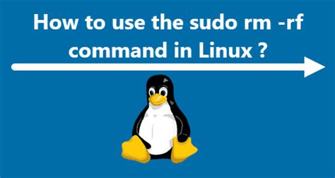 How To Use The Sudo Rm Rf Command In Linux