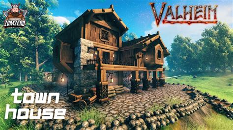 Valheim Town House Build From Start To Finish Creative Build Part