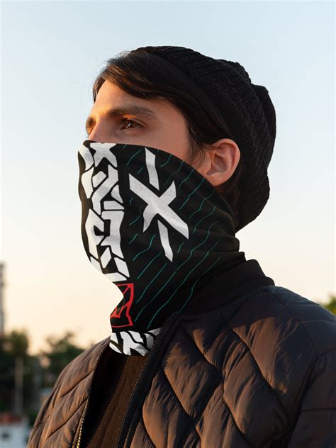 M Scara Facial Cyberpunk Mtb Apparel Cyber Bandana Ropa Etsy