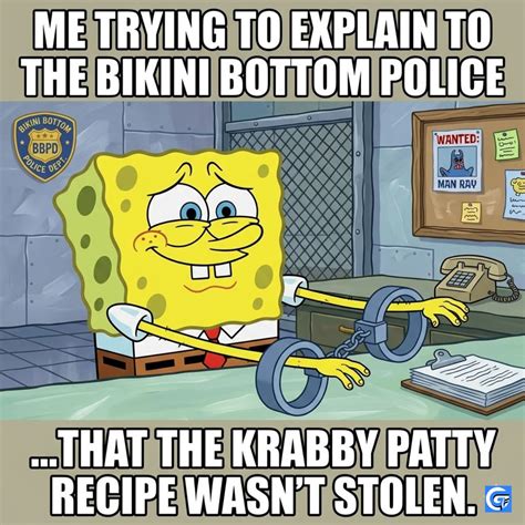 spongebob handcuff meme gifs images hd templates   ignore