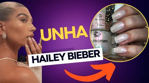 Como Fazer A Unha Estilo Hailey Bieber Youtube