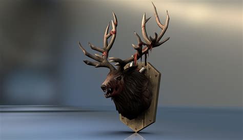 Artstation Head Deer